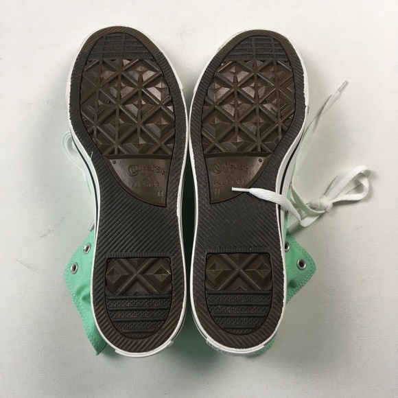 Converse Womens Mint Hi Chuck Taylor Shoes 8 High - Picture 6 of 6